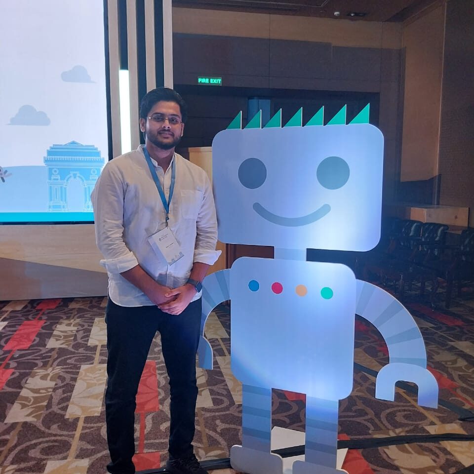 ankit chauhan at google search central event in delhi